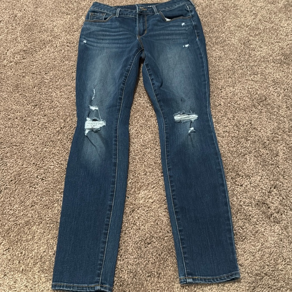 Old Navy Pop Icon Skinny Ripped Jeans